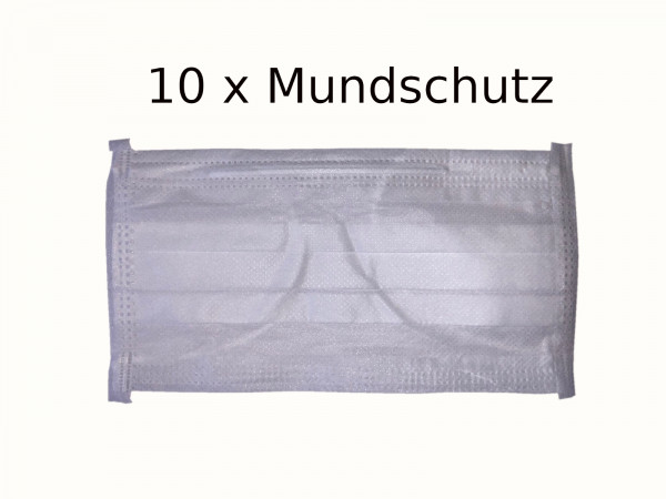10 x Mundschutz Atemschutzmaske Hygienemaske Atemschutz Schutz Maske 2-lagig